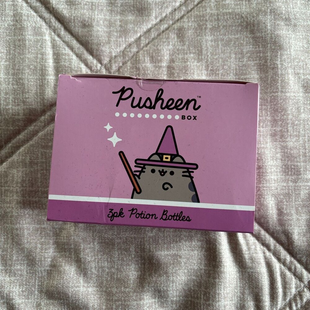 NIB Pusheen Box Exclusive 3pk Potion Bottles Decor Prop CultureFly